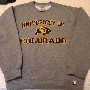 CU Boulder sweatshirt